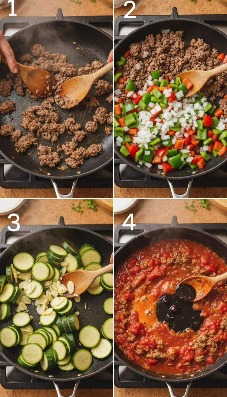 Meal Prep Unstuffed Pepper Bowls Step-by-Step