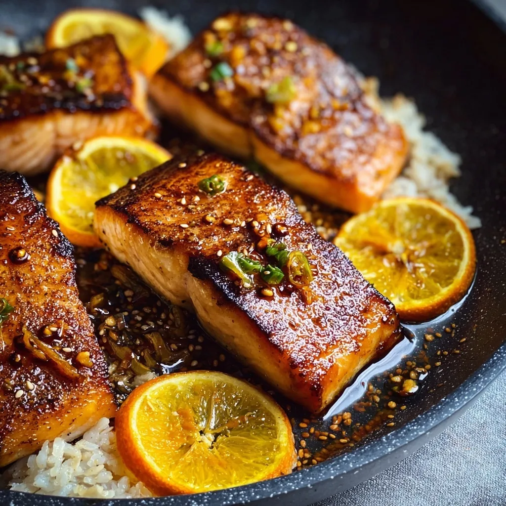 Pan Fried Orange Salmon