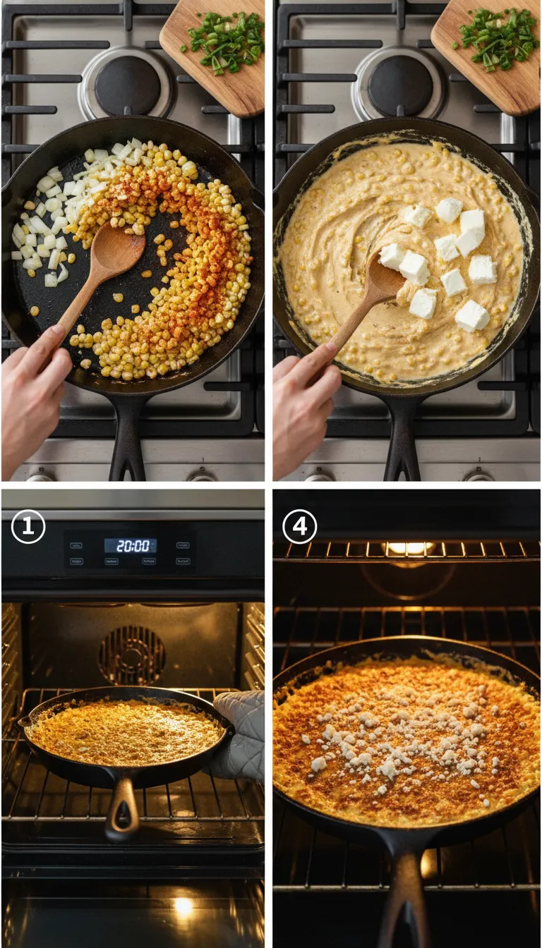 Baked Elote Dip Step-by-Step