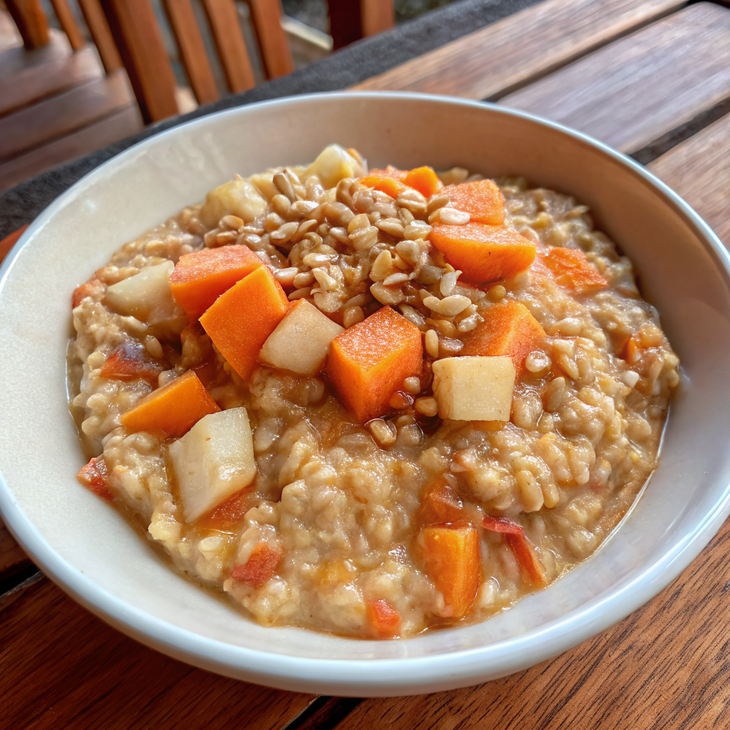 Carrot Apple Oatmeal
