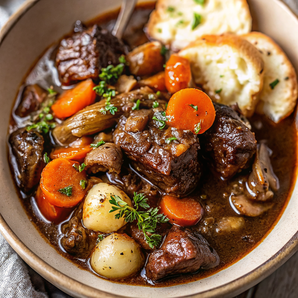 Classic Beef Bourguignon