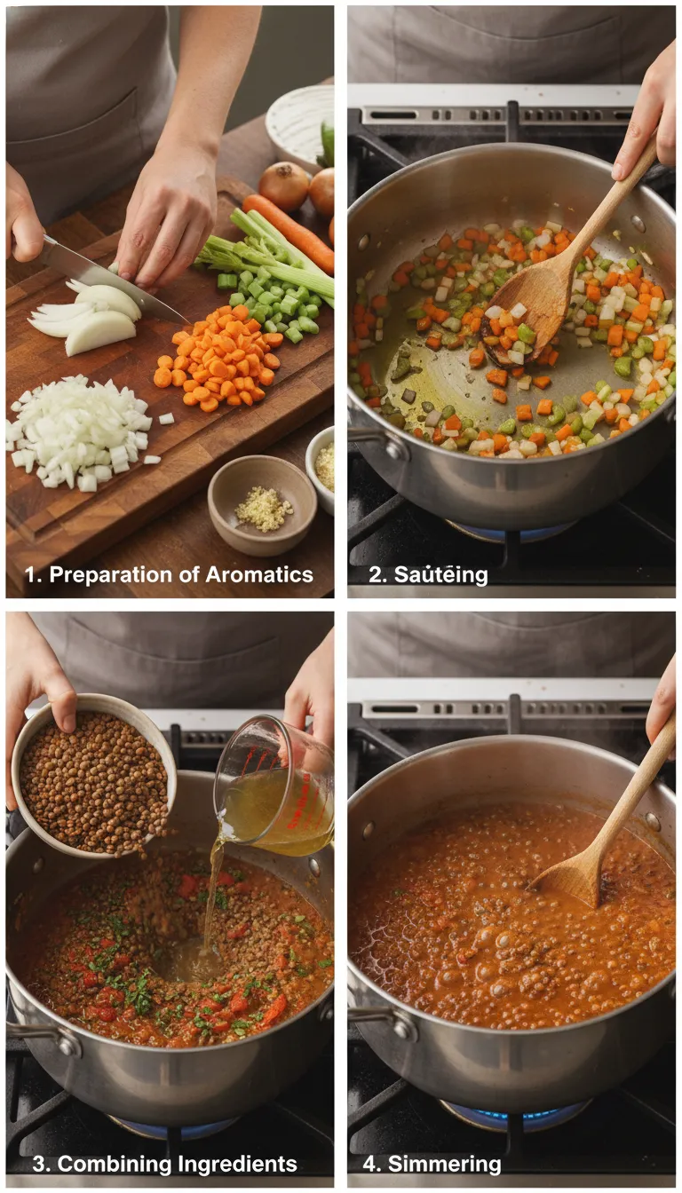Comforting Lentil Casserole Step by Step