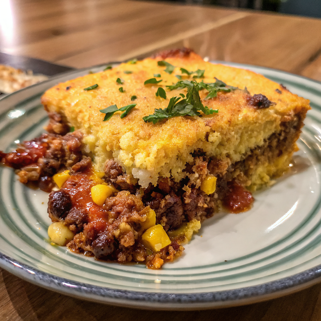 Cornbread Cowboy Casserole