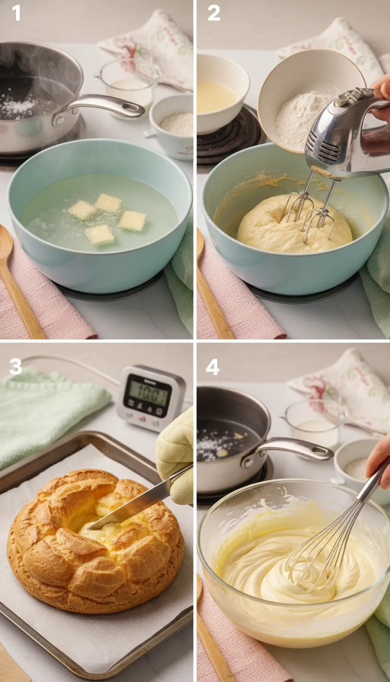Cream Puff Cake Step-by-Step