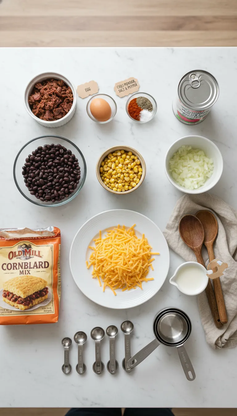 Cornbread Cowboy Casserole Ingredients