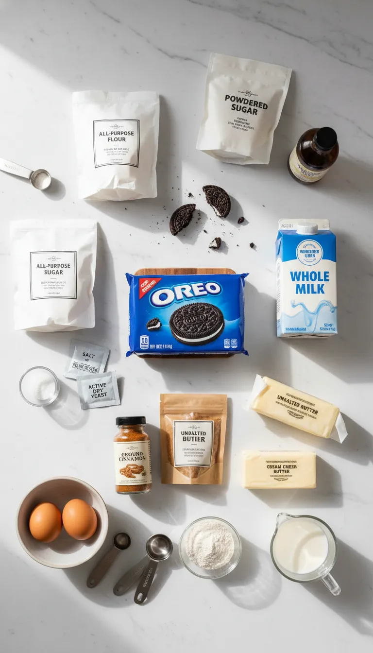 Oreo Cinnamon Rolls Ingredients