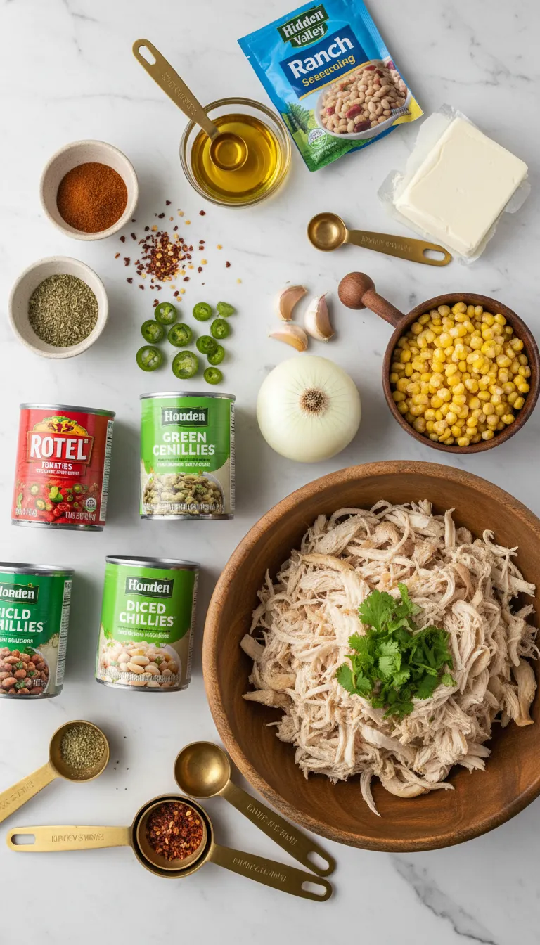 White Chicken Chili (Easy) Ingredients