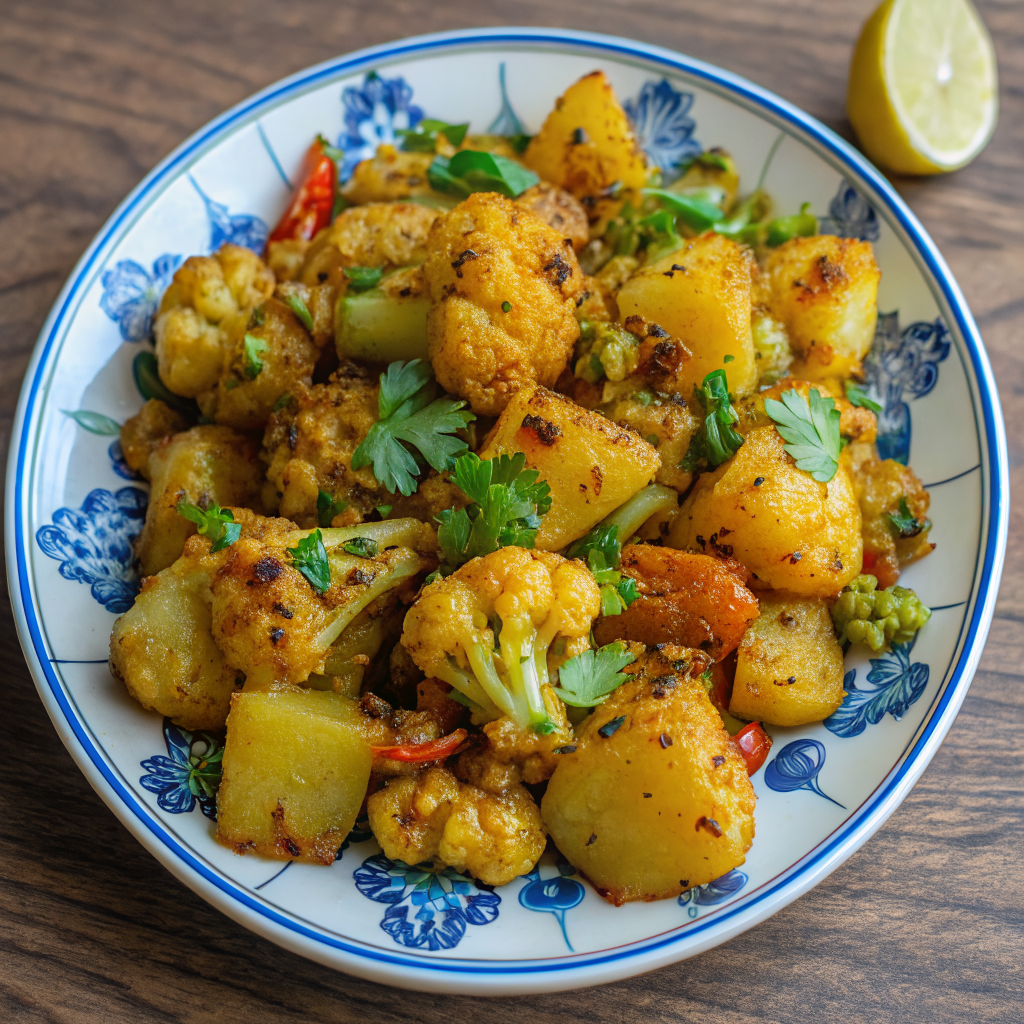 Aloo Gobi Indian Spiced Potatoes