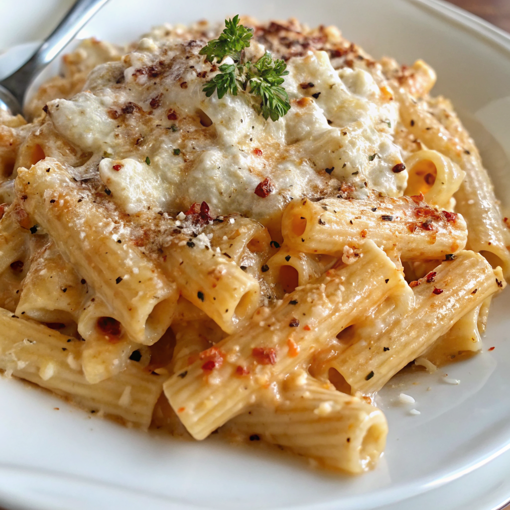 Creamy Cottage Cheese Pasta