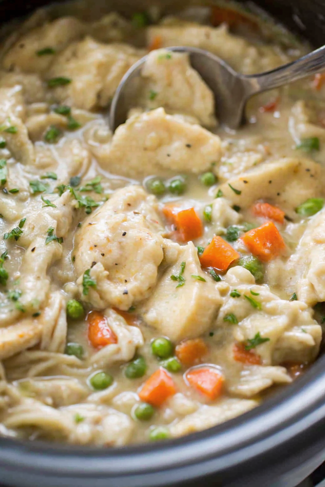 Crock Pot Chicken and Dumplings