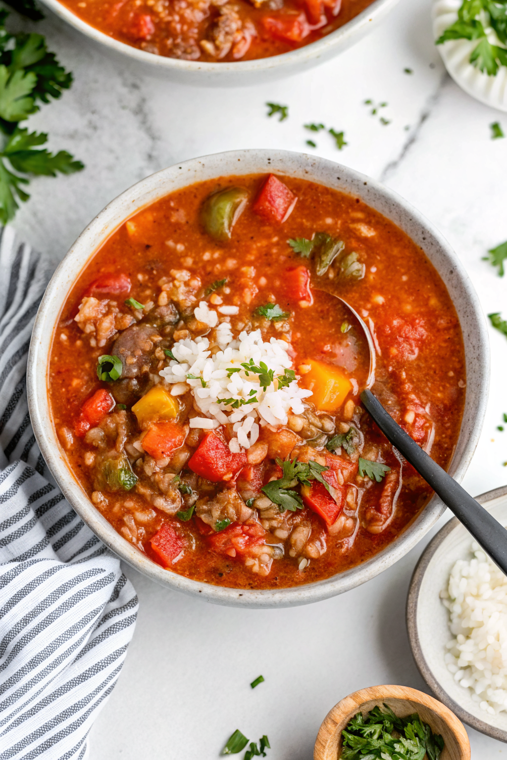 Easy Stuffed Pepper Soup
