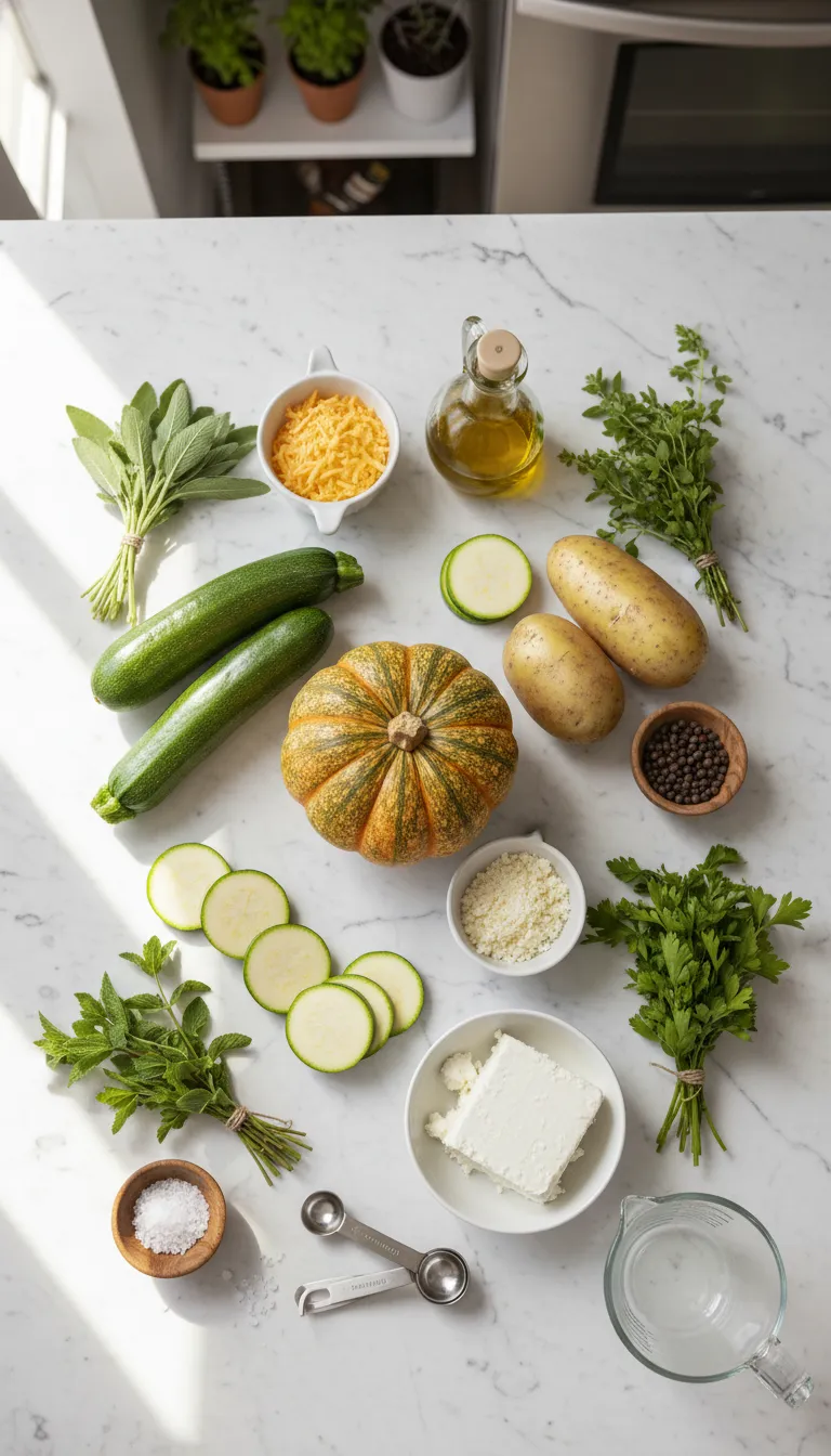 Boureki Ingredients