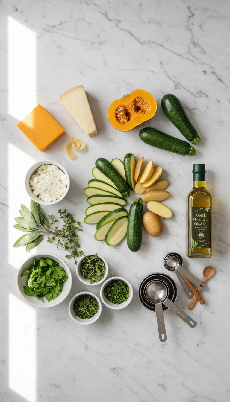 Boureki Ingredients