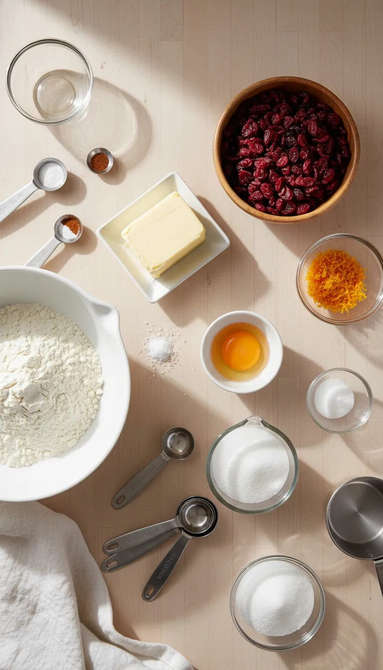 Cranberry Orange Cookies Ingredients
