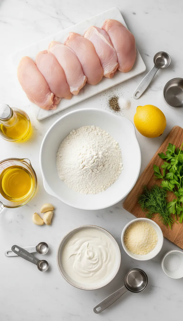 Creamy Lemon Herb Chicken Ingredients