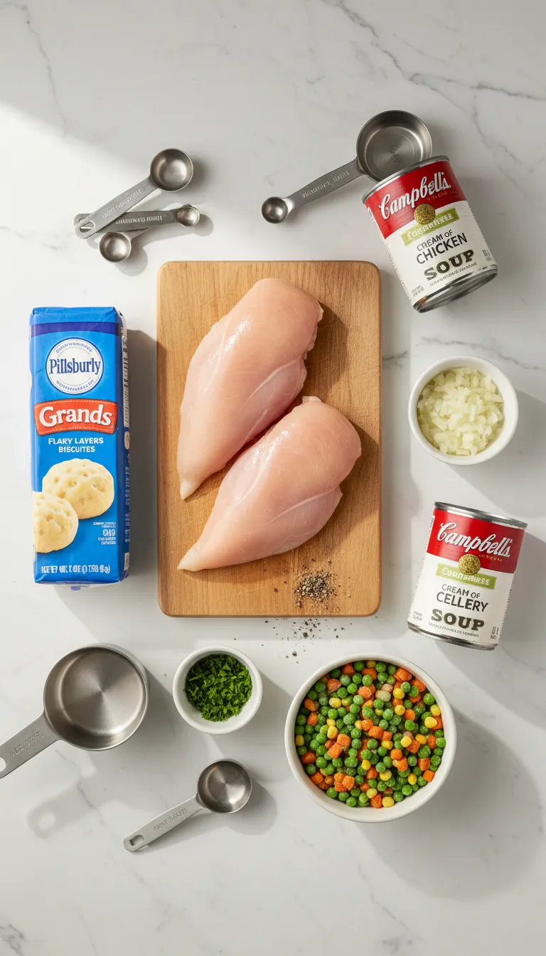 Crock Pot Chicken and Dumplings Ingredients