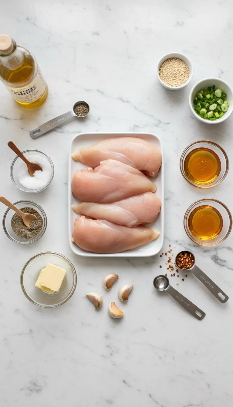 Honey Garlic Chicken Ingredients