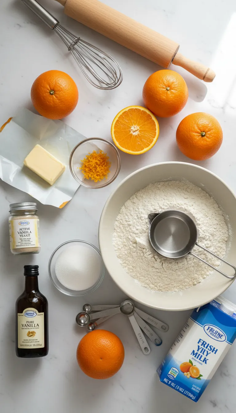 Orange Rolls Ingredients
