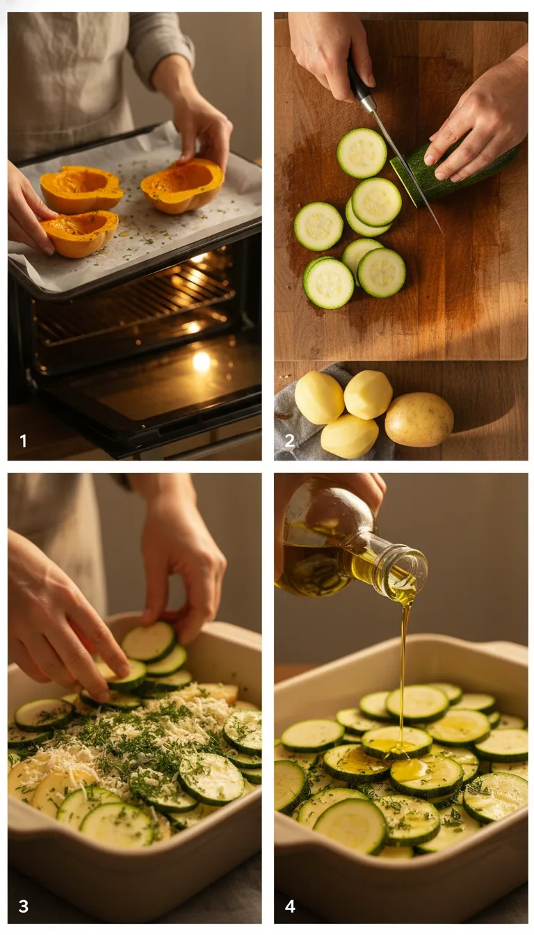 Boureki Step-by-Step Preparation