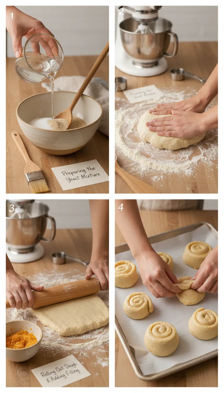 Orange Rolls Step-by-Step