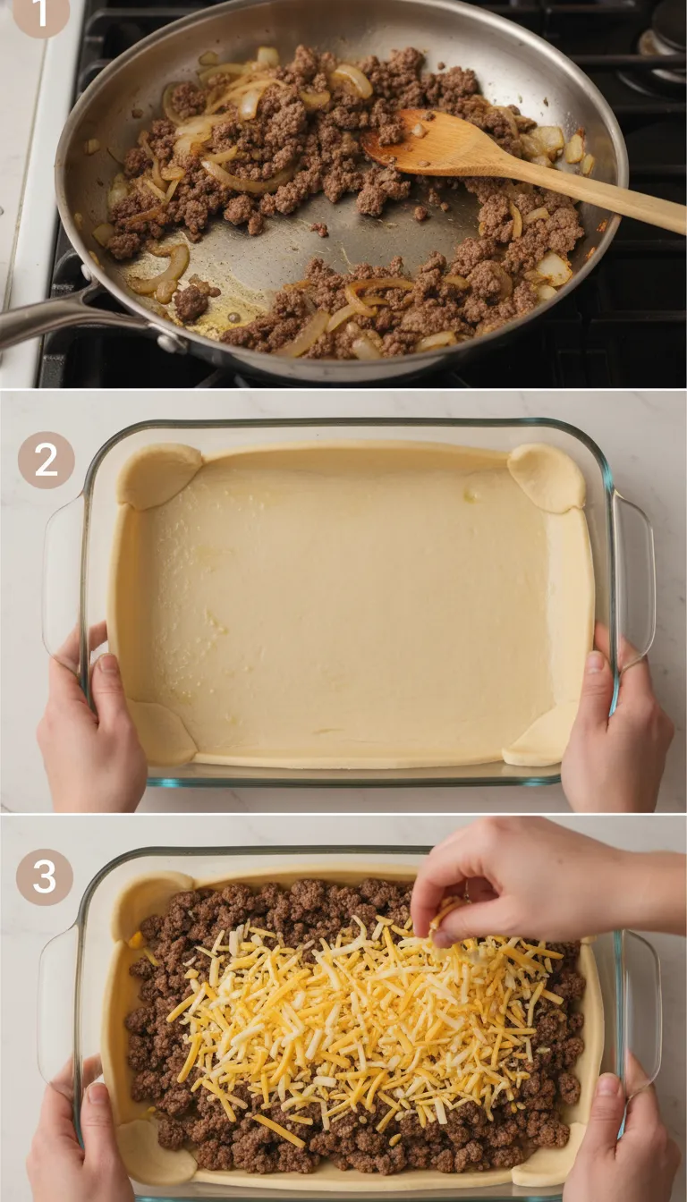 Runza Casserole Step-by-Step