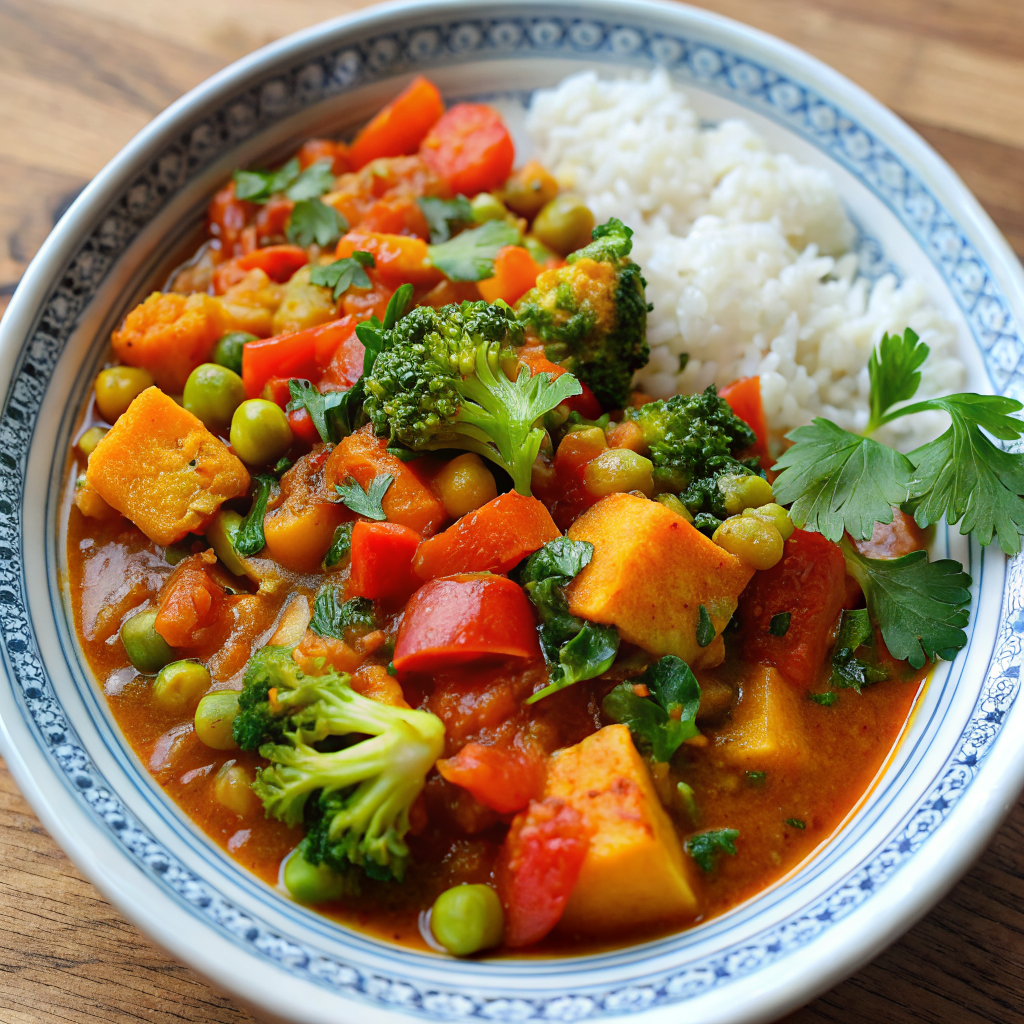 Sweet Potato Vegetable Curry
