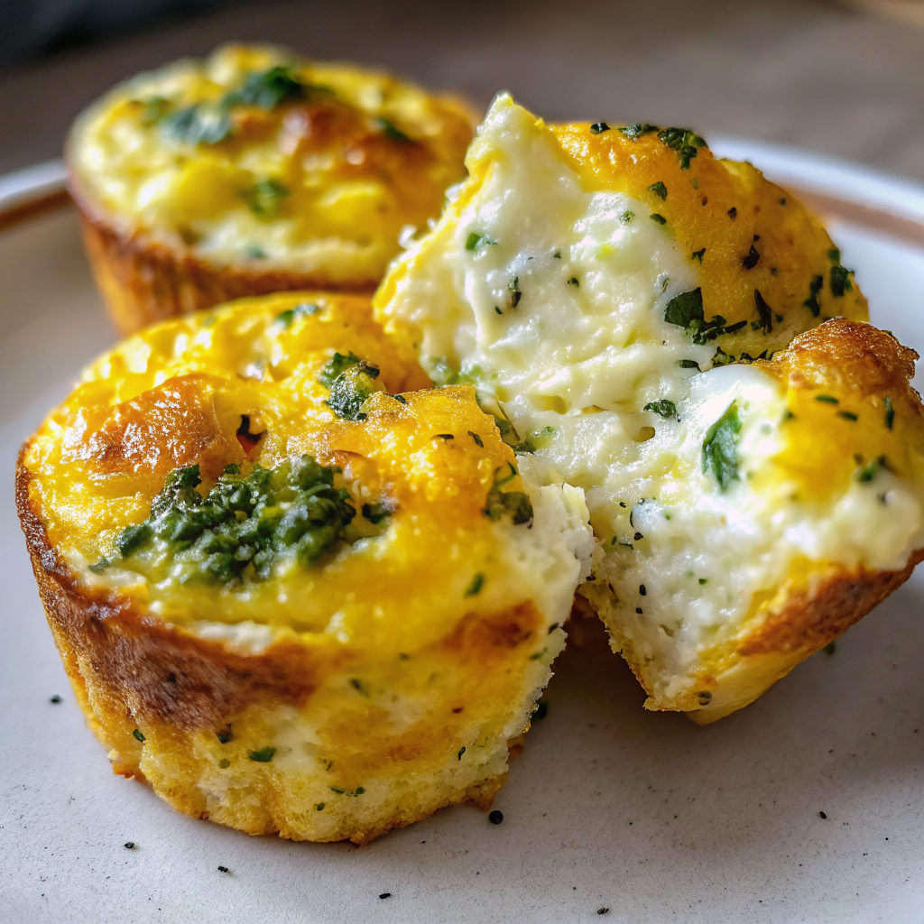 Cheesy Cottage Cheese Egg Bites