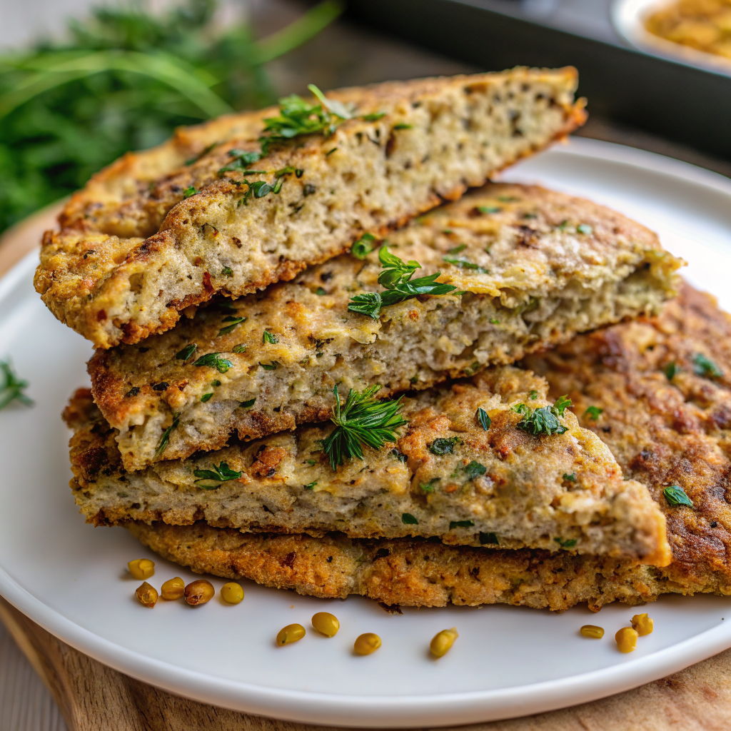 Easy Lentil and Herb Flatbreads