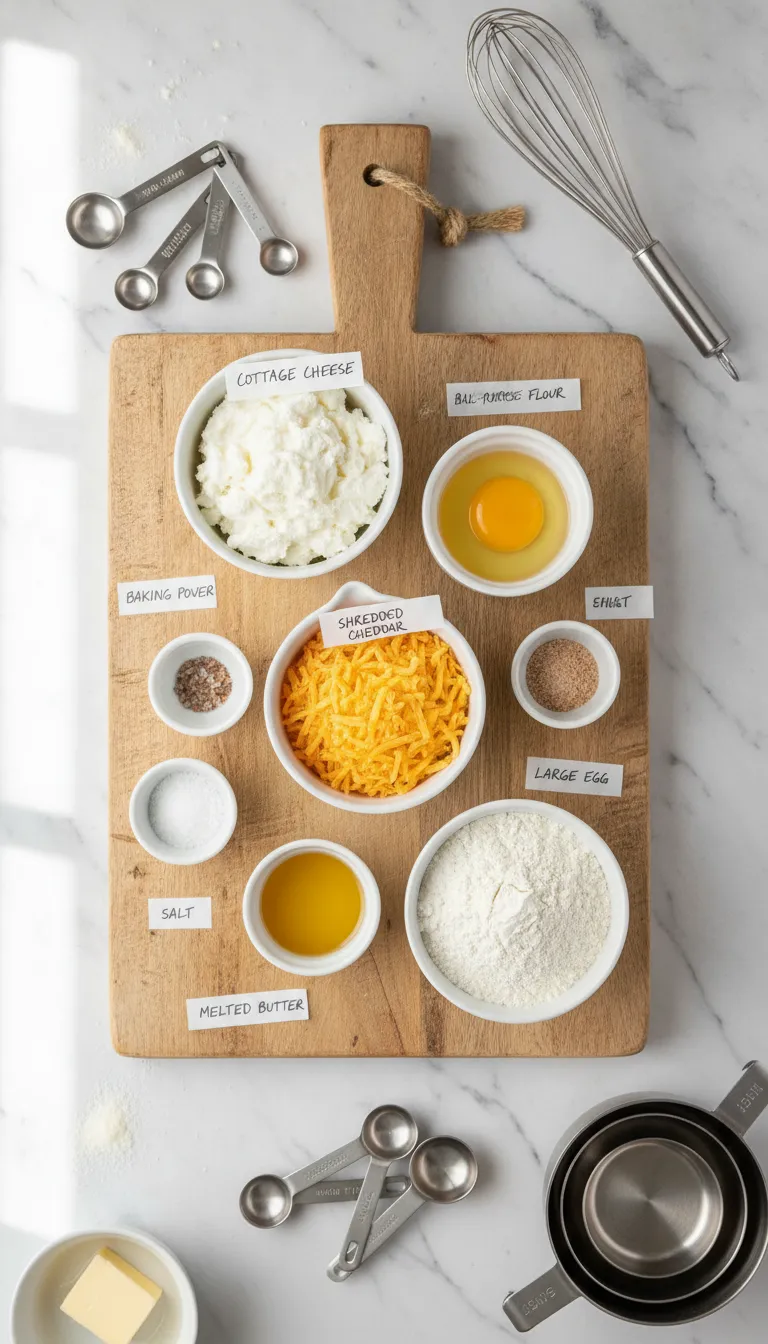 Air Fryer Cheddar Biscuits Ingredients