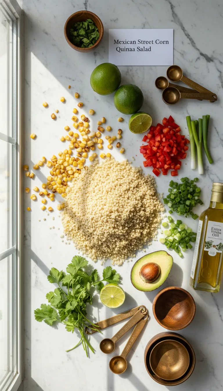 Mexican Street Corn Quinoa Salad Ingredients
