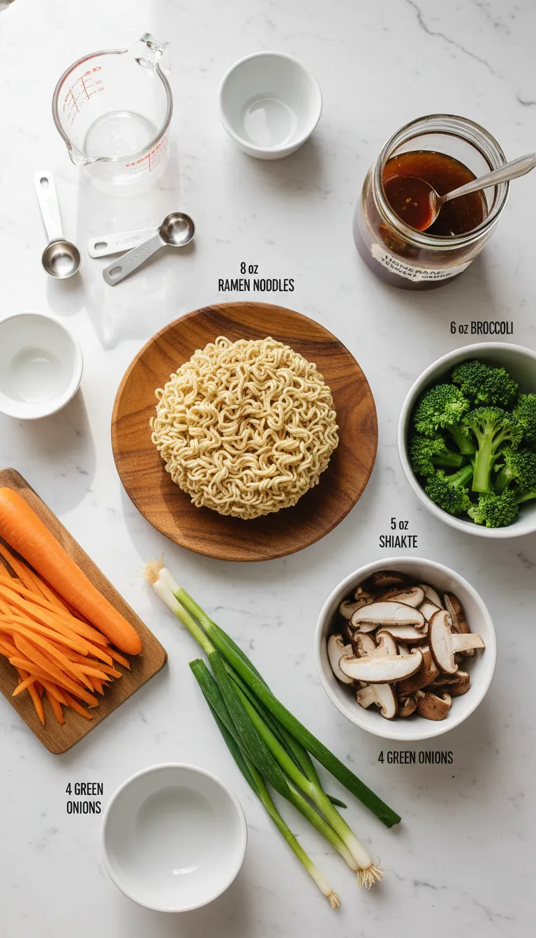 Teriyaki Noodles Ingredients