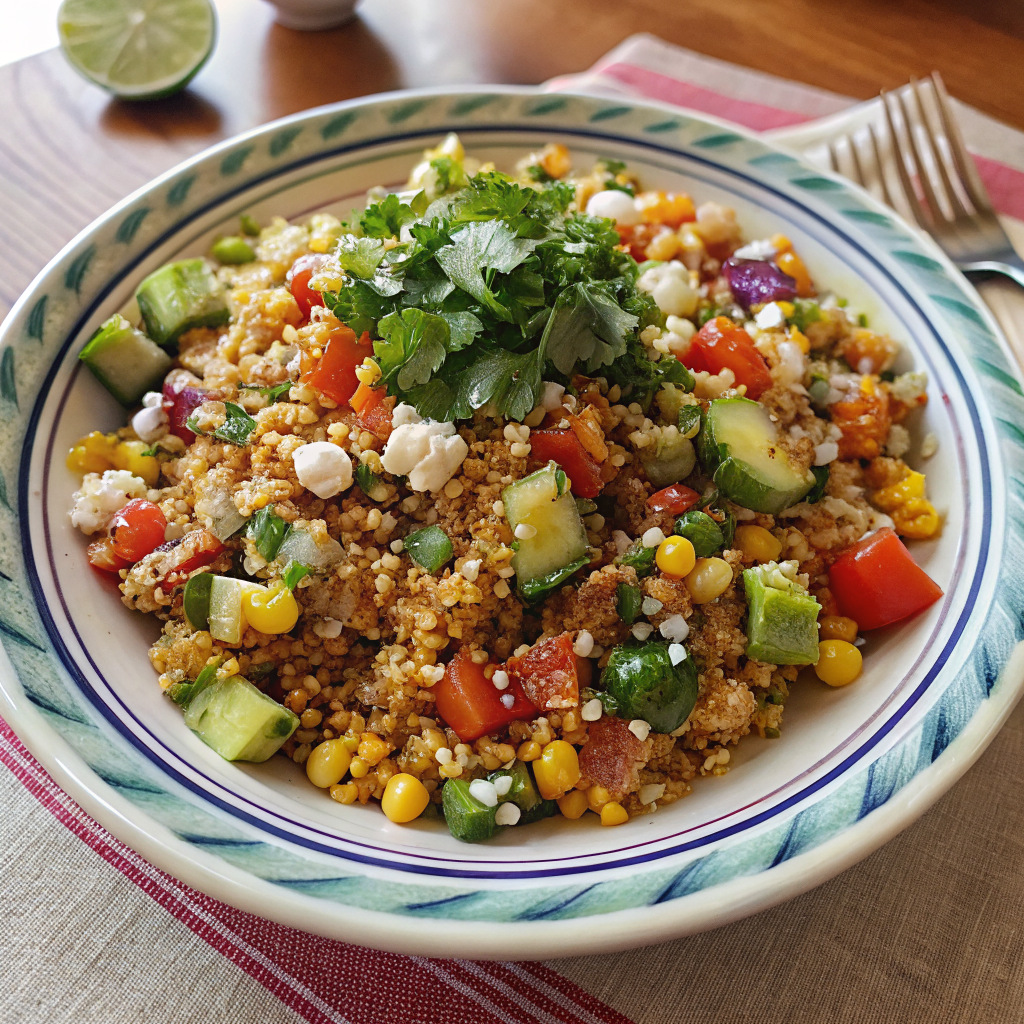 Mexican Street Corn Quinoa Salad