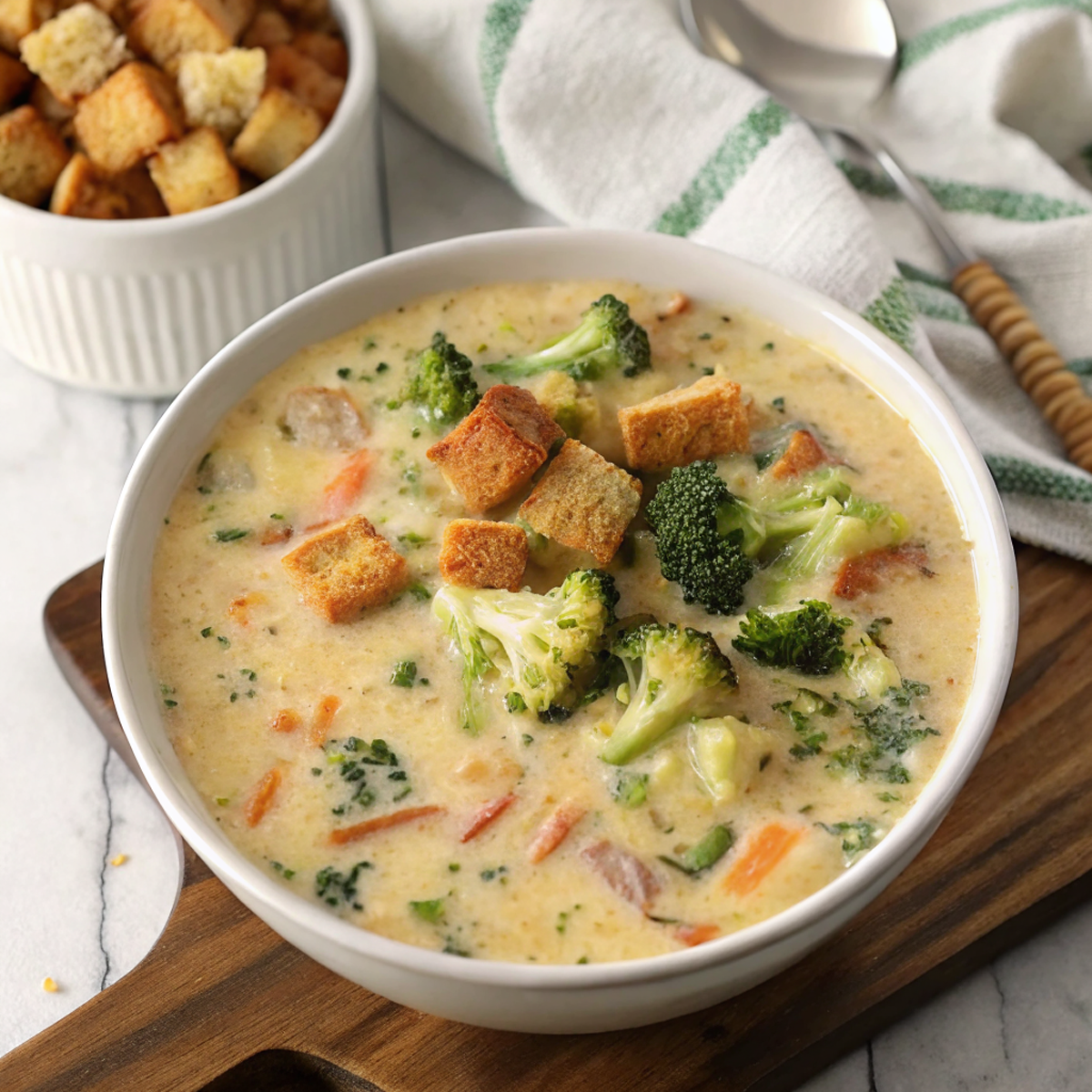 Smoked Gouda Broccoli Soup