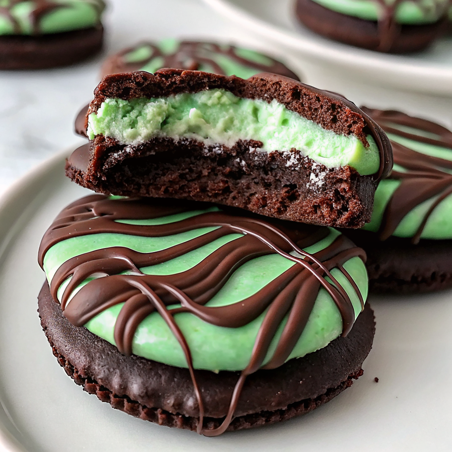 Chocolate Mint Cookies