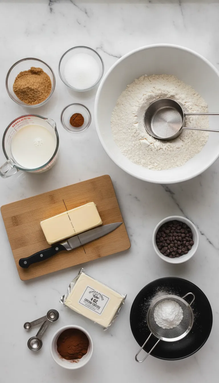 Chocolate Chip Cinnamon Rolls Ingredients
