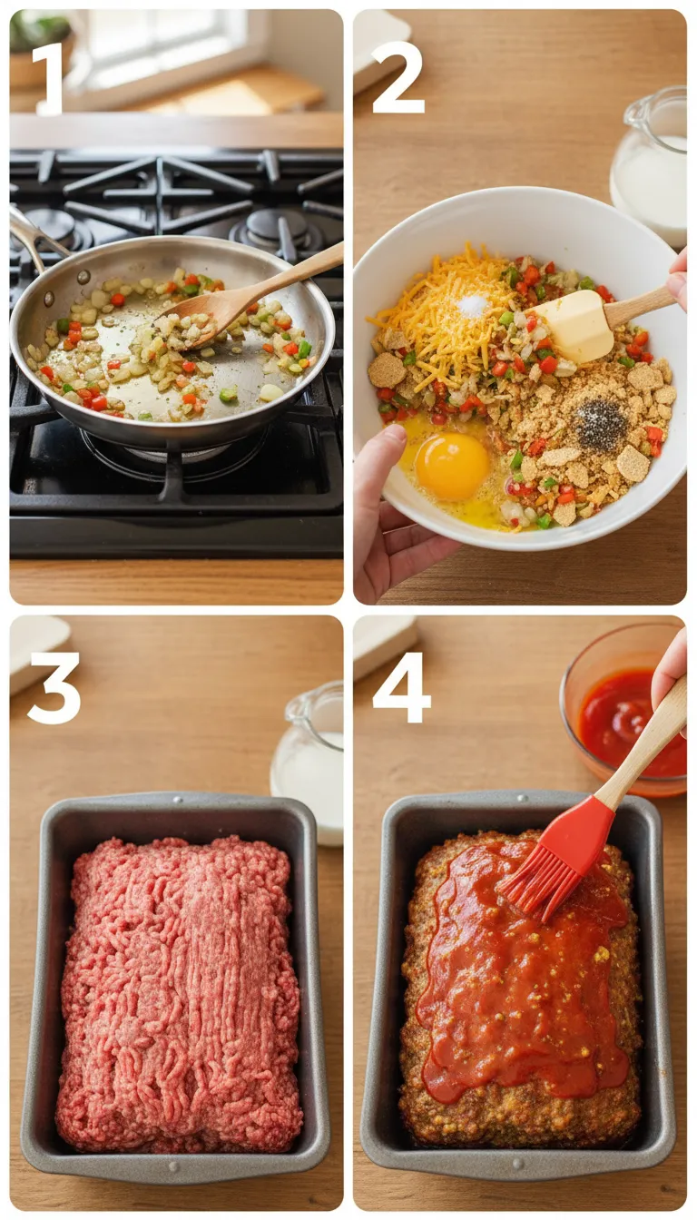 Cracker Barrel Meatloaf (Copycat) Step-by-Step