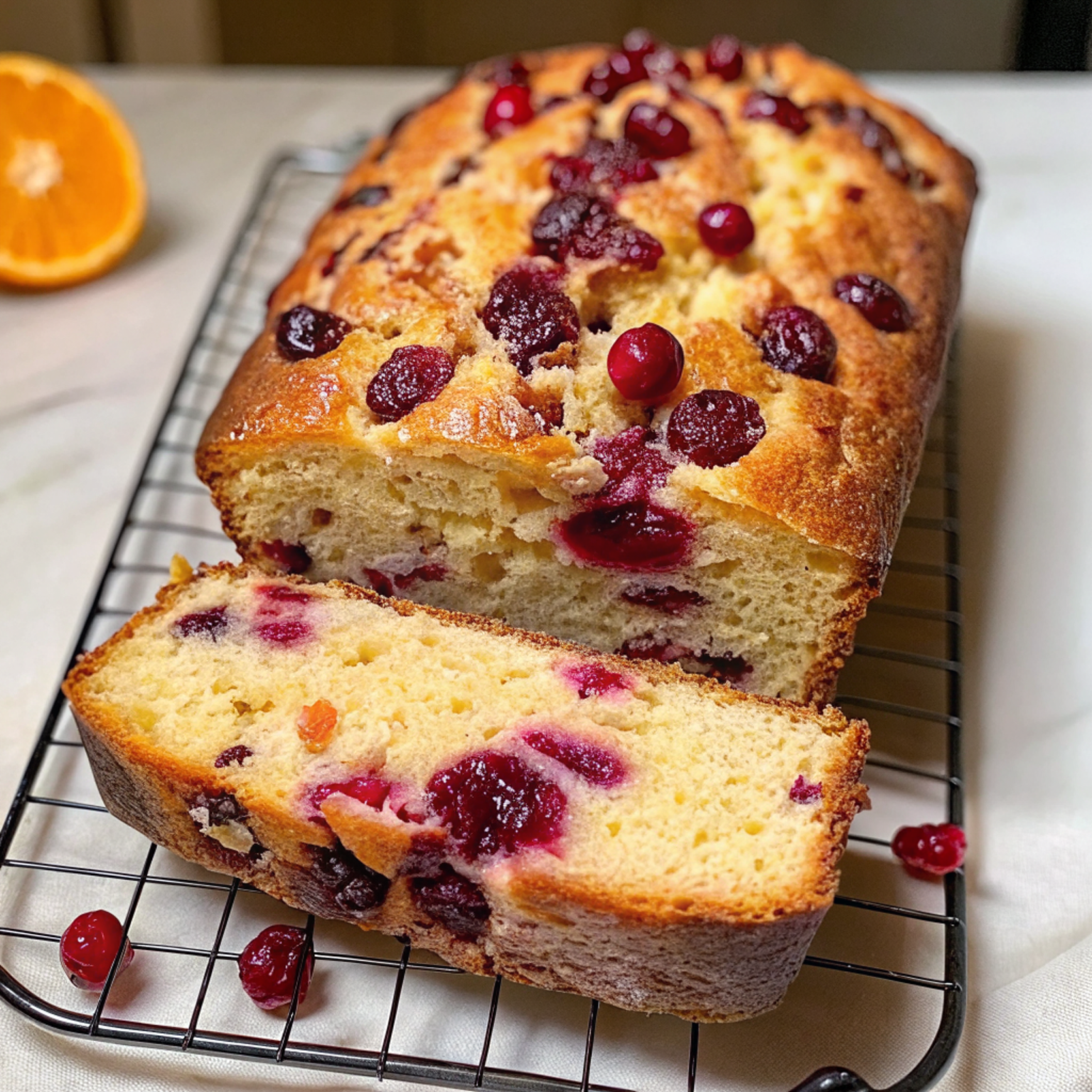 Easy Orange Cranberry Bread