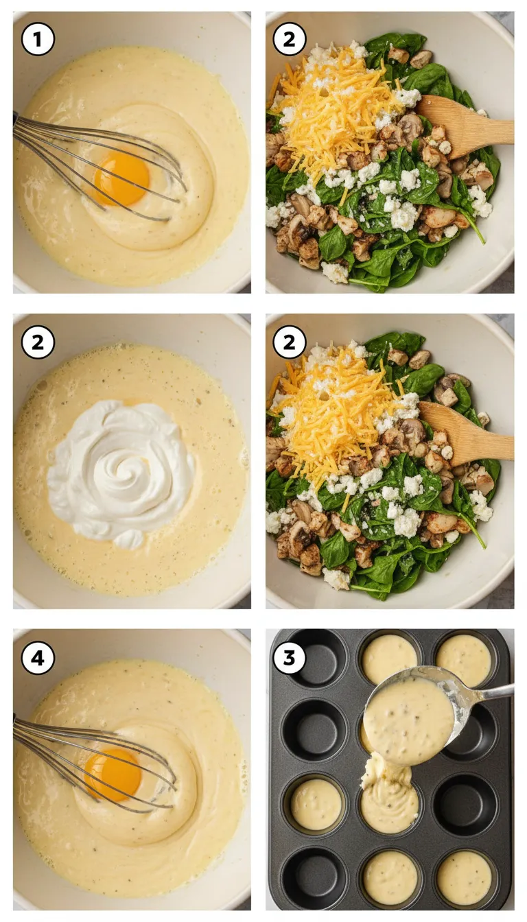 Fluffy High-Protein Egg Bites Step-by-Step