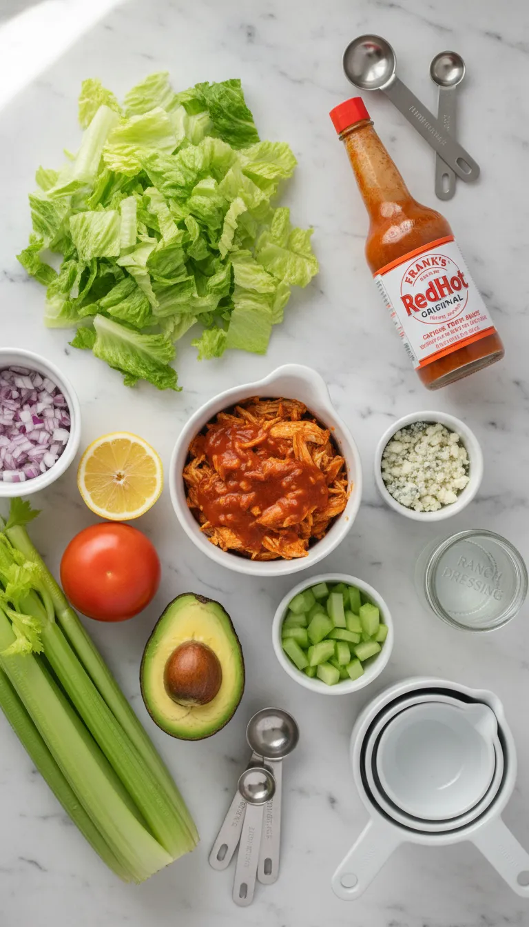 Easy Buffalo Chicken Bowl Ingredients
