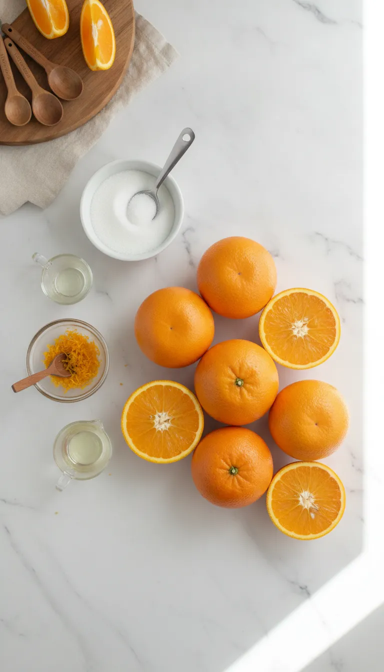 Orange Jam Recipe Ingredients