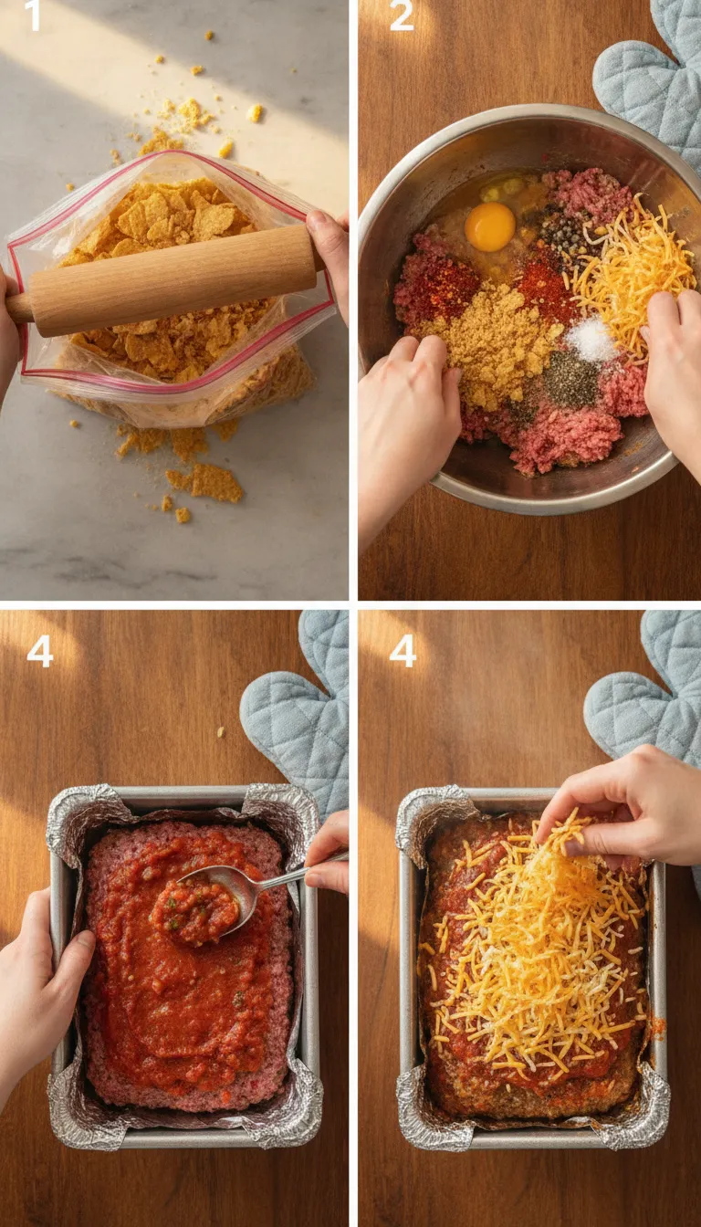 Taco Meatloaf Step-by-Step