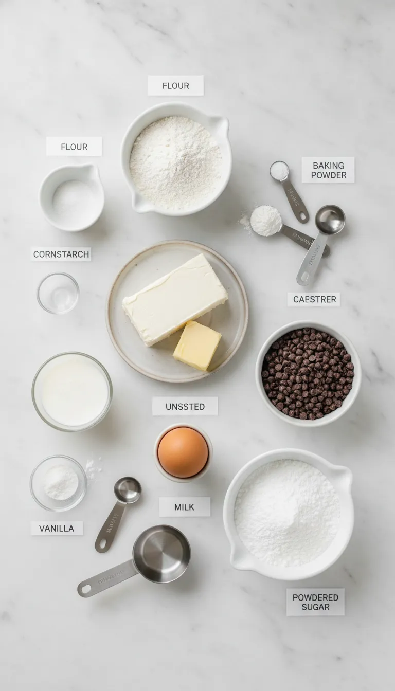 Chocolate Chip Cheesecake Cookies Ingredients